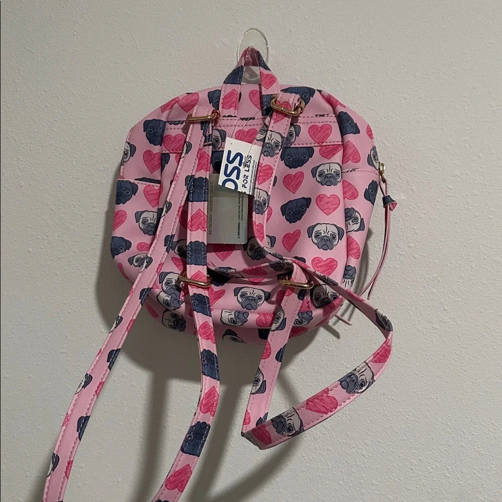 Pink Pug Backpack - Picture 3 of 4